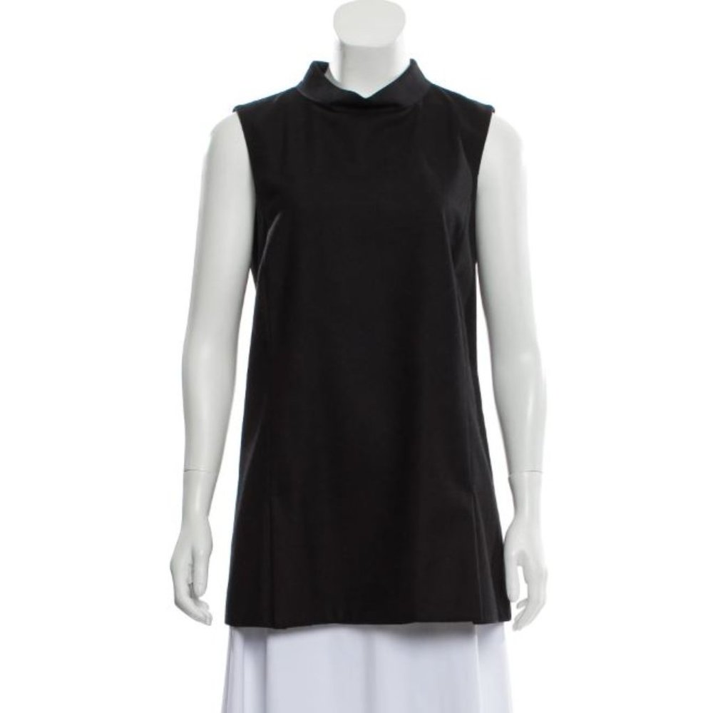 Gucci Black Wool Mock Neck Top 8 M